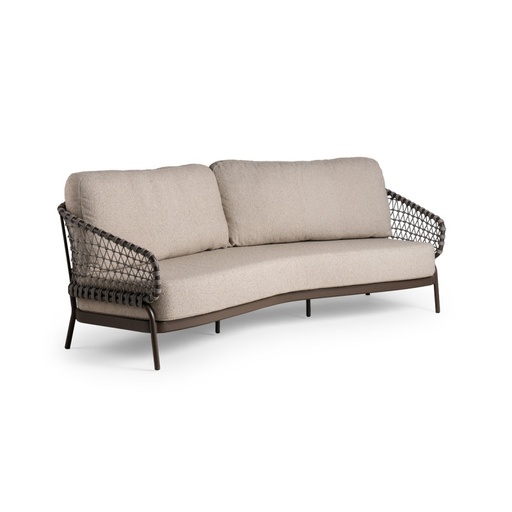 [579489] Tierra | Lounge Zetel Juno 3-Seater Incline Chocolat 