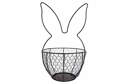 [579559] Cosy & Trendy | Mand Rabbit Ears Zwart Ø17,5x29cm