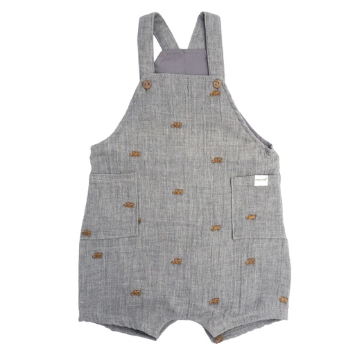 Maximo | Salopette Dungarees Graumeliert-Auto 