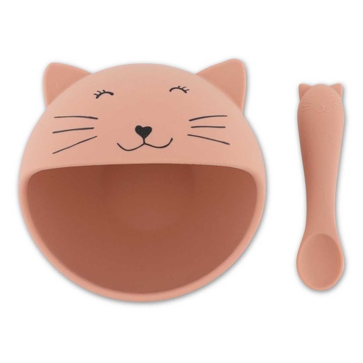 [579877] Trixie | Eetset Mrs Cat Baby's Eerste Eetset Roze
