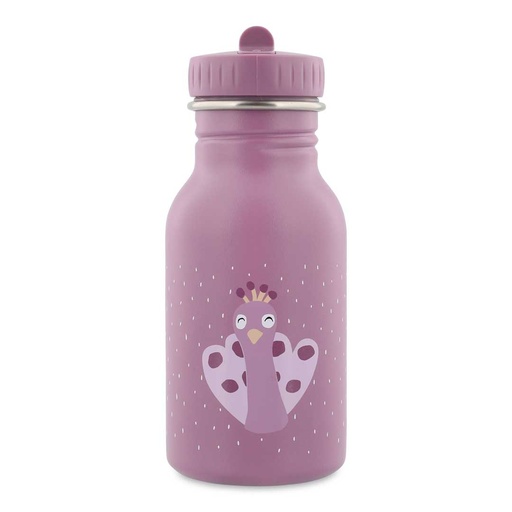 [579927] Trixie | Drinkfles Mrs. Peacock RVS Paars 350ml