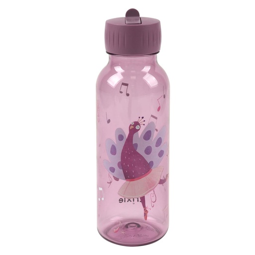 [579947] Trixie | Drinkfles Mrs. Peacock Ballerina Tritan Paars 500ml