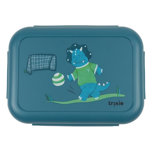 [579961] Trixie | Brooddoos Mr Triceratops Ballplayer Blauw 13x18x7cm