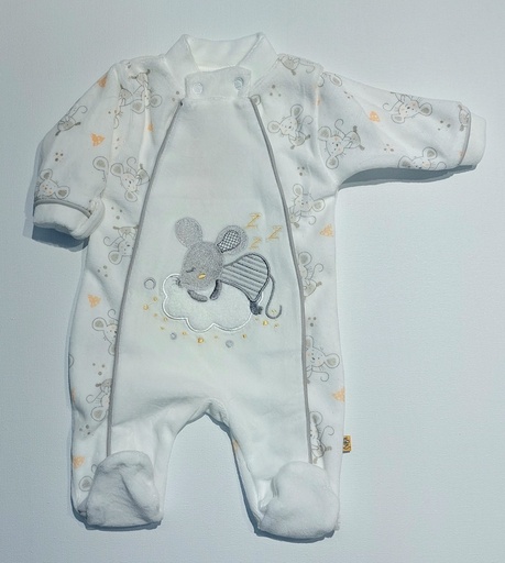 Picco Mini | Pyjama Muis AOP Off White