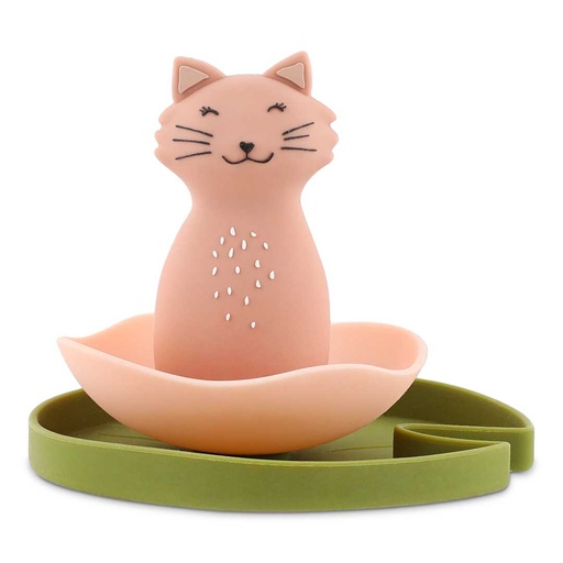 [580035] Trixie | Badspeelgoed Mrs. Cat Drijvende Bloem Roze/Groen