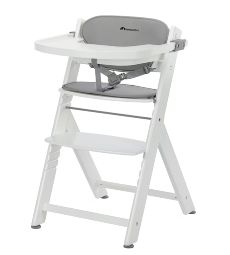 [580068] Bebeconfort | Eetstoel Timba2 met Stoelkussen White/Grey