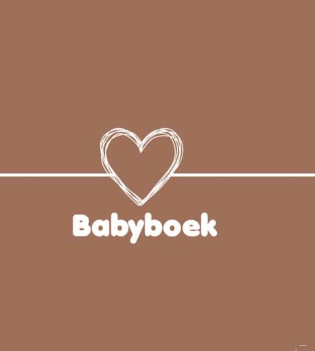 [580095] Jep Kids | Boek Babyboek Kastanje 