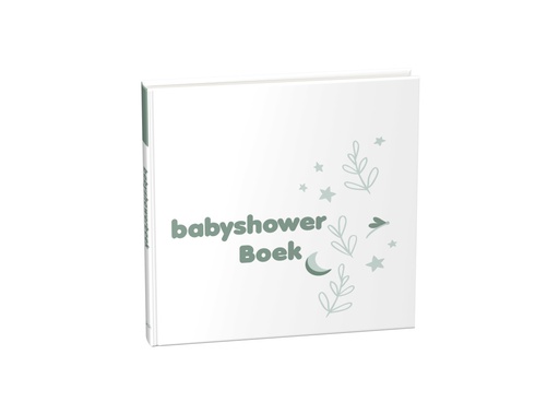 [580110] Jep Kids | Boek Babyshower Wit/Groen