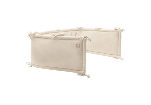 [580183] Jollein | Parkbumper Little Waffle Sand Zand 30x180cm
