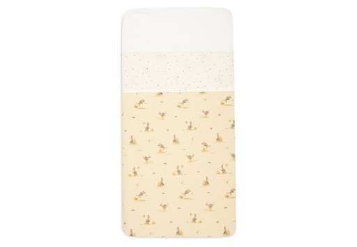 [580189] Jollein | Laken Ledikant Kangaroots Dusty Dot 120x150cm