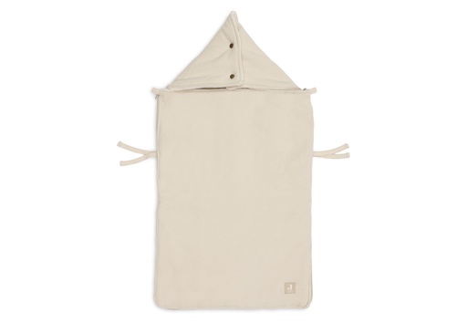 [580199] Jollein | Voetenzak Little Waffle Sand vr Autostoel Groep 0+