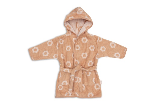 [580254] Jollein | Badjas Jacquard Flower Badstof 1-2Y