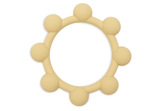 [580268] Jollein | Bijtring Sun Vanilla Siliconen Geel
