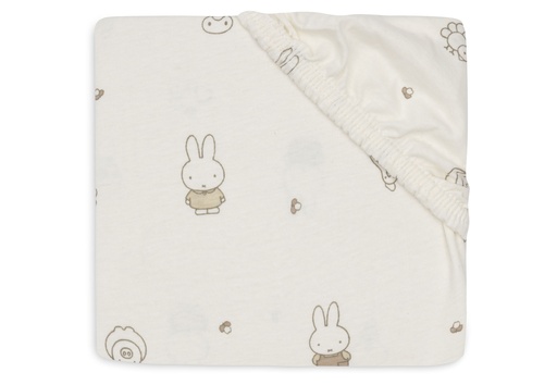 [580284] Jollein | Hoeslaken Miffy Family Farm Jersey 60x120cm