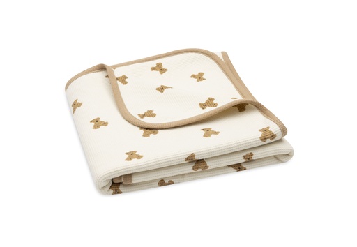 [580293] Jollein | Deken Mini Teddy Bear Little Waffle Wieg 75x100cm