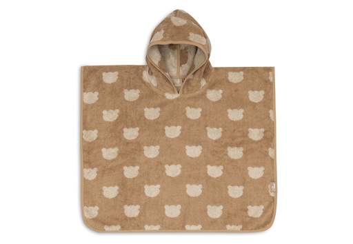[580298] Jollein | Poncho Teddy Bear Reversible Badstof Jacquard 