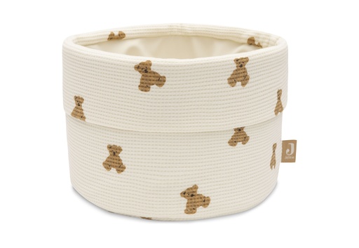[580314] Jollein | Verzorgingsmand Mini Teddy Bear Little Waffle 14x18x29cm