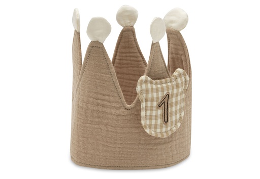 [580321] Jollein | Verjaardagskroon Teddy Bear met Cijfers Textiel   