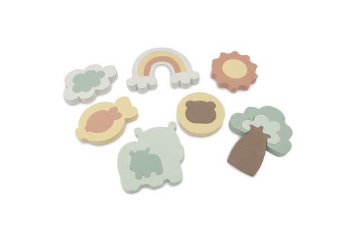 [580327] Jollein | Badspeelgoed Puzzel Foam Kangaroots