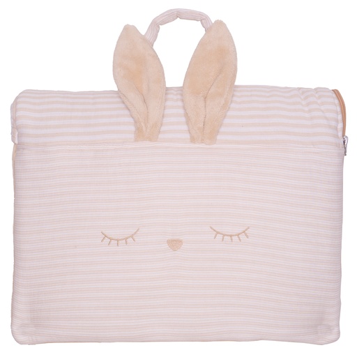 [580359] BB&Co | Slaapzak Gestreept Roze 50x40cm Uitgevouwen 50x120cm