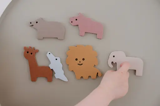 [580372] Moes Play | Educatief Speelgoed Magnetic Safari Animals
