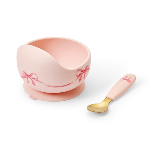 [580414] Elodie | Eetset Rosy Bow Kom/Lepel 
