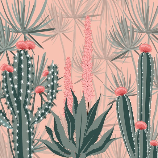 [580585] Duni | Servetten Cacti Dunes 3-laags 33x33cm 20-pack