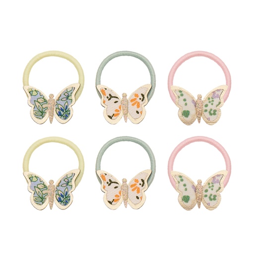 [580684] Mimi & Lula | Haarelastiek Floral Butterfly Mini Ponies 6-pack
