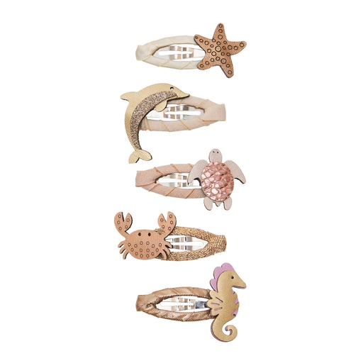[580690] Mimi & Lula | Haarspeld Ocean Life Mini Clic Clacs 5-pack