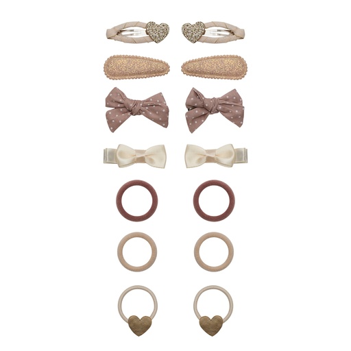 [580691] Mimi & Lula | Haaraccessoires My First Hair Accessories Neutral 14-pack
