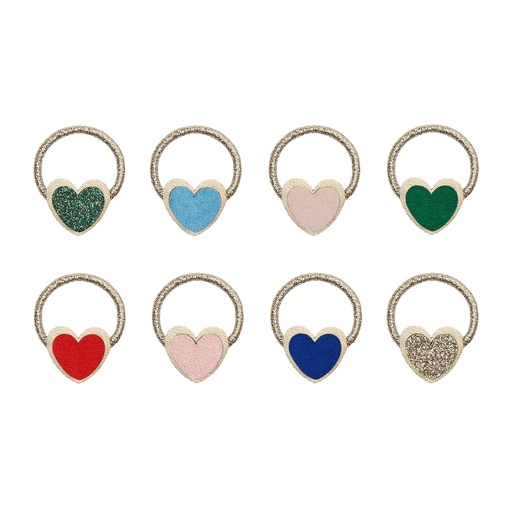 [580697] Mimi & Lula | Haarelastiek Heartbeam Mini Ponies 8-pack
