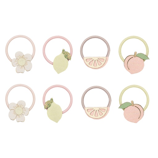 [580701] Mimi & Lula | Haarelastiek Peachy Citrus Mini Ponies 8-pack