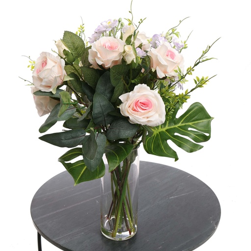 [580762] Jasaco | Sierbouquet Madrid In Vaas Cream 60cm