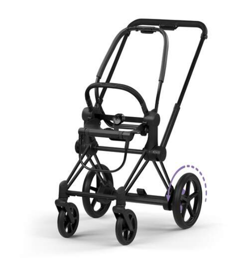 [580777] Cybex | Frame e-Priam Style Frame incl. Seat Hardpart Matt Black/Black  New