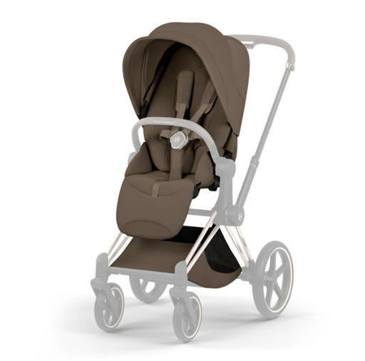 [580785] Cybex | Bekleding Inzet vr Wandelwagen Priam Style Seat Pack Coconut Brown-Dark Brown
