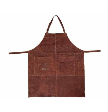 [581038] White Fire | Barbecueschort met 2 Zakken Leder