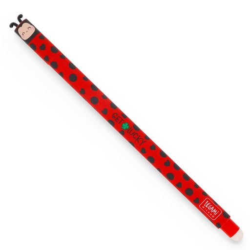 [581050] Legami | Balpen Ladybug Uitwisbare Pen "Get Lucky"  