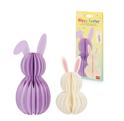 [581061] Legami | Decoratie Paashaas Vouwbaar Papier 2-delig