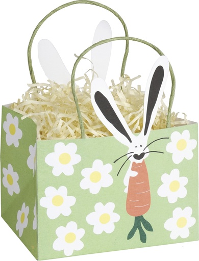 [581142] Stewo | Geschenkzak Pasen Lotti Groen Licht 18x14x13cm