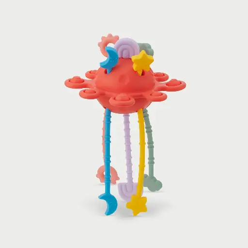 [581166] Tickit | Sensorisch Speelgoed Silisoft Zip Trek Speelgoed Regenboog