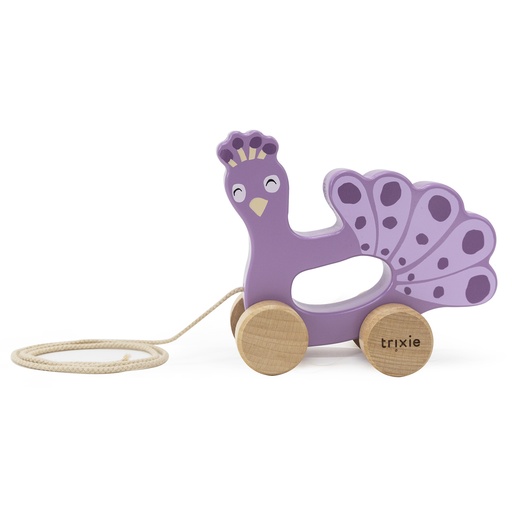 [581174] Trixie | Trekfiguur Mrs. Peacock Hout Paars