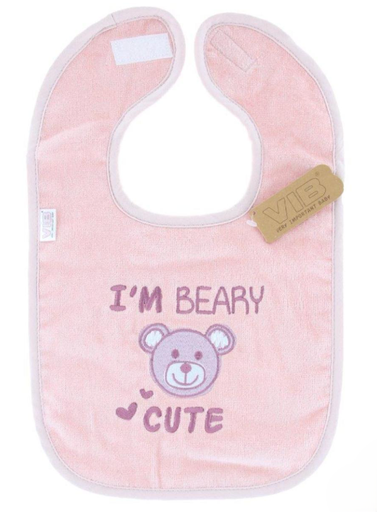 [581201] VIB | Slabbetje "I'm Beary Cute" Rose Smoke