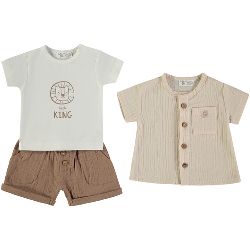 Babybol | Outfit Boys Brown 3-delig
