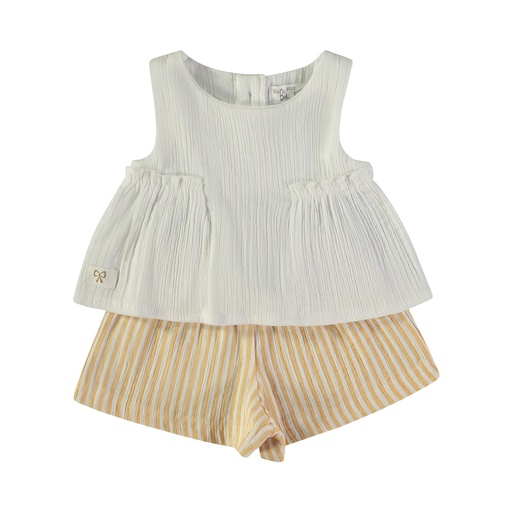 Babybol | Outfit Girls White 2-delig