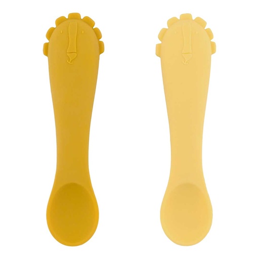[581351] Trixie | Lepel Eerste Baby Lepel Mr. Lion Geel 2-pack
