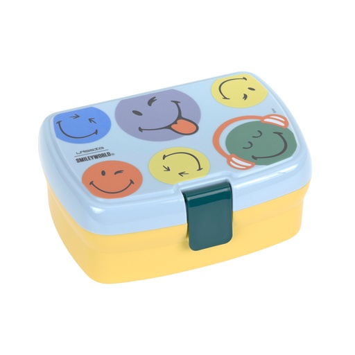 [581414] Laessig | Brooddoos SmileyWorld®Lunchbox Blue 
