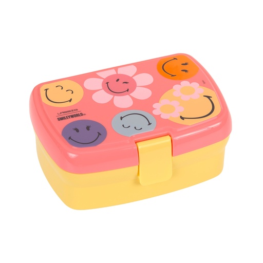 [581418] Laessig | Brooddoos SmileyWorld®Lunchbox Dusty Rose
