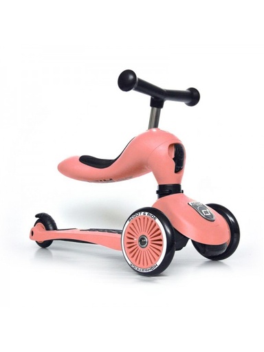 [581608] Scoot and Ride | Loopfiets Loopauto Highwaykick 1 Peach