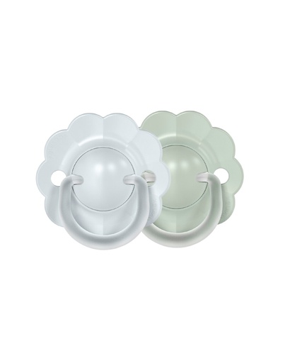 [581667] Suavinex | Fopspeen Wonder Symmetrisch SXPRO Siliconen  Groen/Blauw 0-6m 2-pack   