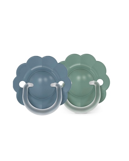 [581673] Suavinex | Fopspeen Wonder Symmetrisch SXPRO Siliconen  Groen/Blauw 6-18m 2-pack  